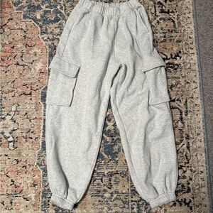 Abercrombie Gray Womens Cargo Sweatpants NWOT size small